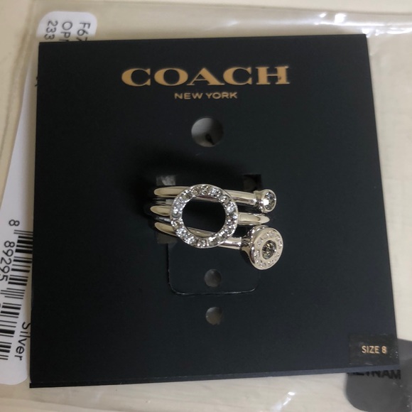 Last one!Size7Coach Open Circle Halo RingSet - Picture 3 of 6